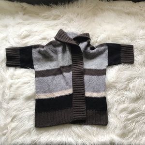 4/$25 RENEE C SHORT SLEEVE‎ STRIPED CARDIGAN